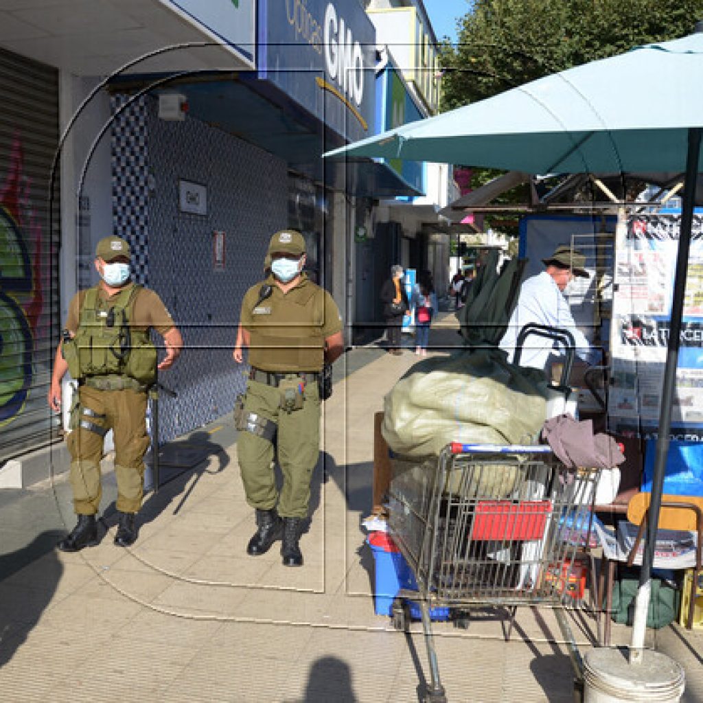 Viña del Mar: Realizan operativo municipal para despejar comercio informal