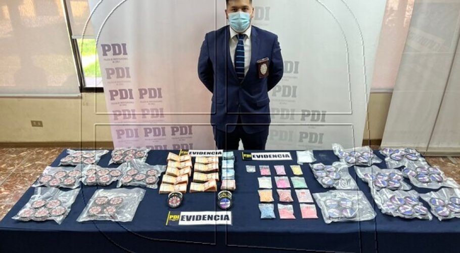 PDI saca de circulación más de 700 pastillas de éxtasis
