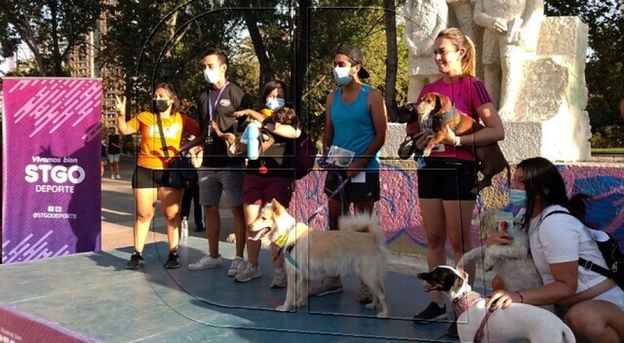 Con gran participación se realizó la corrida nocturna en el Parque Almagro
