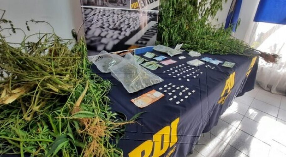 PDI detuvo a tres sujetos por microtráfico en Villa Alemana