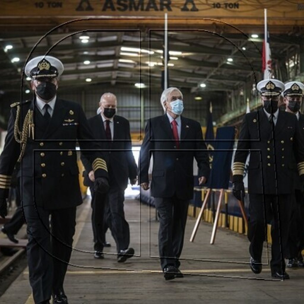 Piñera encabeza ceremonia de inicio de construcción de 1er buque multipropósito