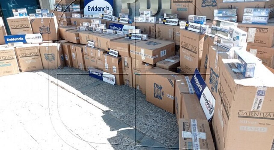 Incautan 51.800 cajetillas de cigarros de contrabando en Viña del Mar