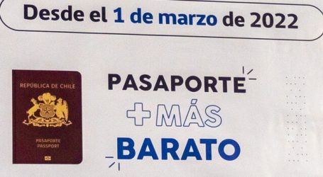 A contar de hoy el pasaporte baja su costo en $20.000