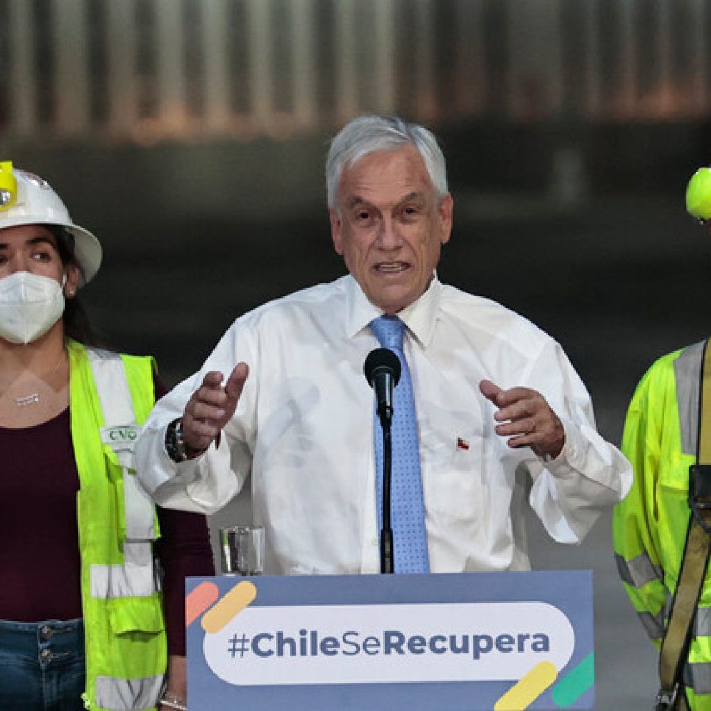 Piñera destaca recuperación económica de Chile desde la pandemia