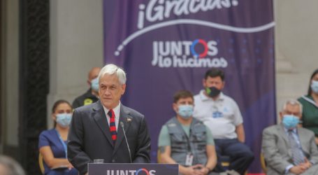 Piñera realiza balance y encabeza reconocimiento a héroes de la pandemia