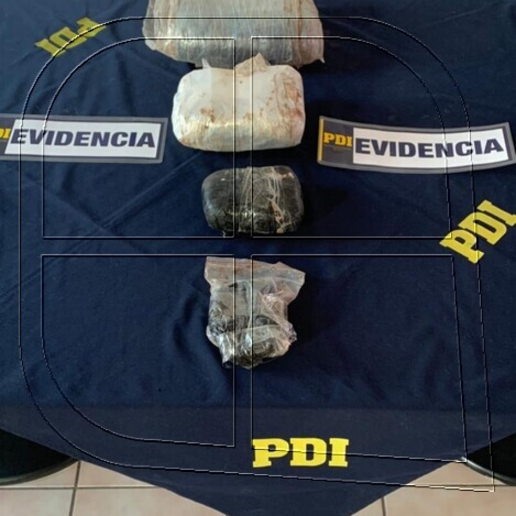 Arica: PDI detecta a una pareja en paso clandestino ingresando droga