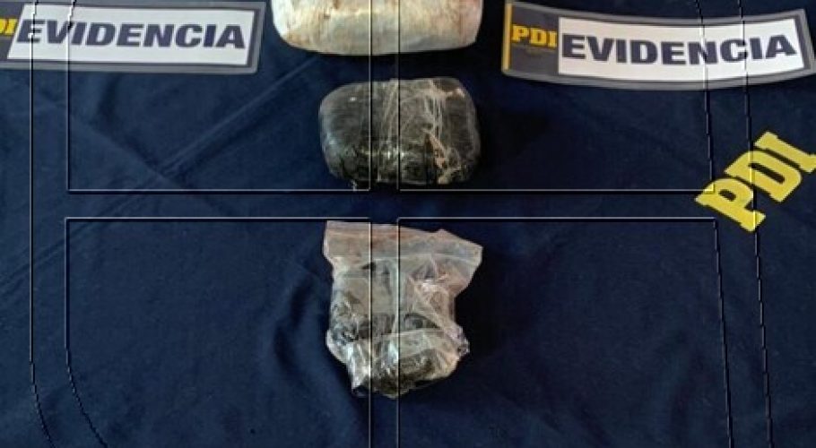 Arica: PDI detecta a una pareja en paso clandestino ingresando droga