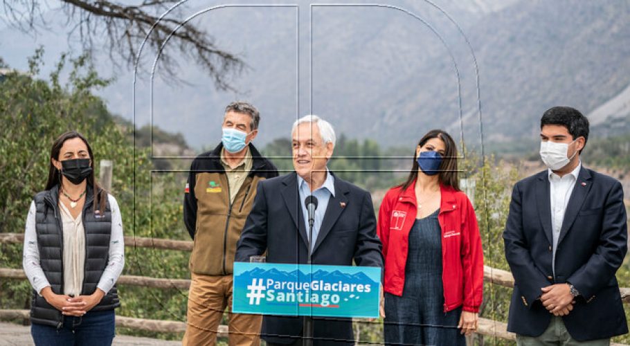 Gobierno crea Parque Nacional para proteger glaciares de la Región Metropolitana