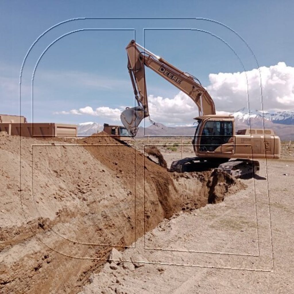 Iniciaron trabajos para construir nueva zanja en Colchane