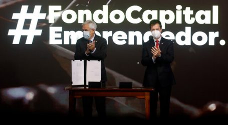 Piñera firma proyecto de ley que fomenta el financiamiento de emprendimientos