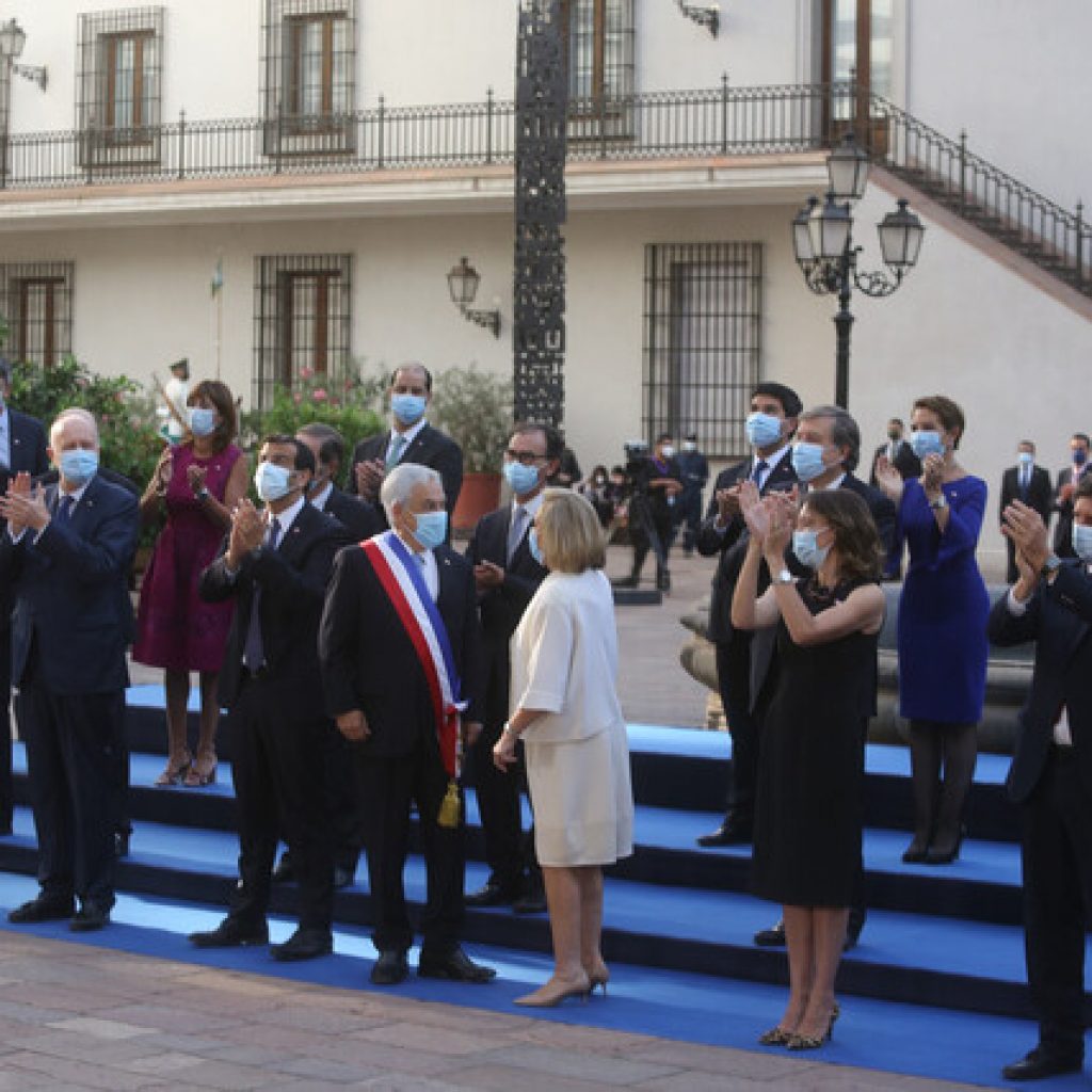 Presidente Piñera dejó La Moneda y se dirige al Congreso en Valparaíso