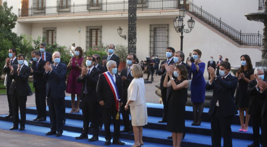 Presidente Piñera dejó La Moneda y se dirige al Congreso en Valparaíso