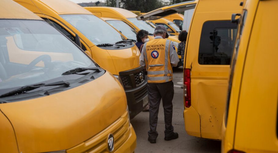 MTT ha realizado cerca de 2.500 fiscalizaciones a transporte escolar en marzo