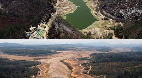 Sequía afecta dramáticamente la capacidad del Lago Peñuelas