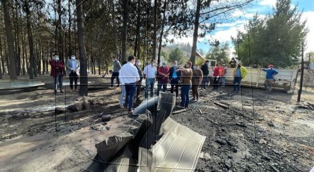 Gobierno regional busca ayudar a víctimas de incendio forestal en Yumbel