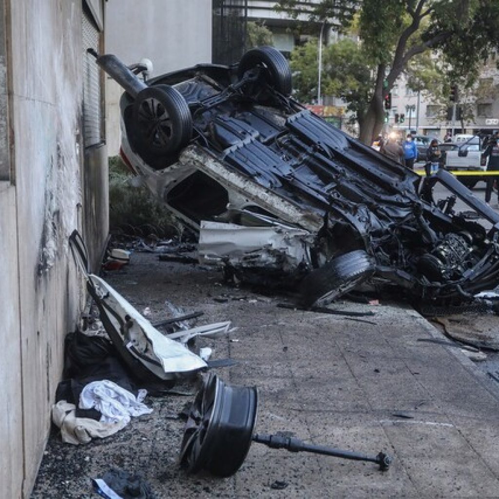 Un muerto y un herido dejó un choque tras una persecución en Santiago