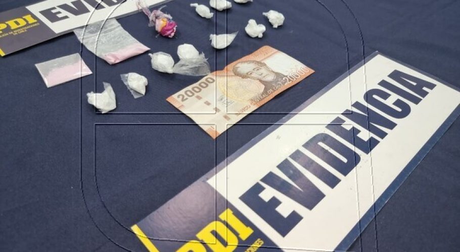 PDI detuvo a sujetos que vendían droga en sectores turísticos de Viña del Mar