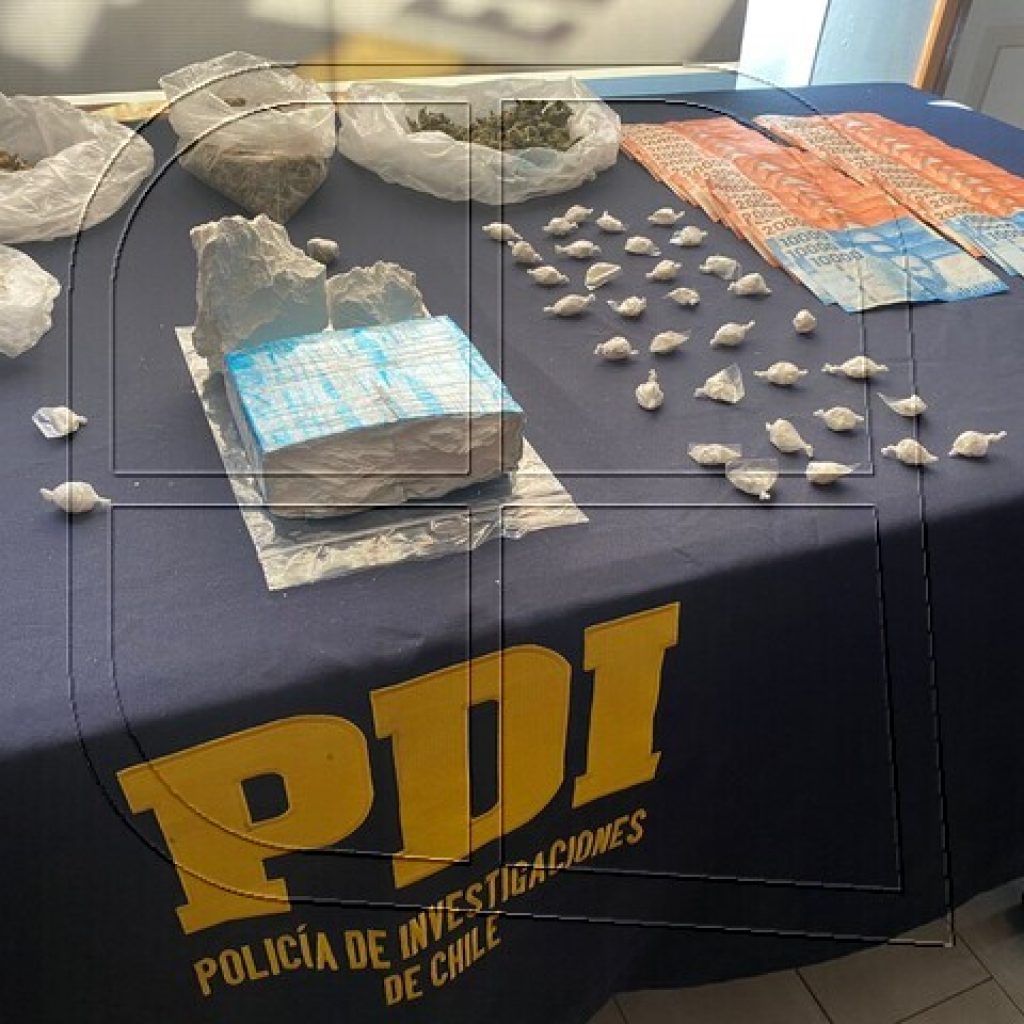 PDI detuvo a sujeto que realizaba delivery de droga en Quillota