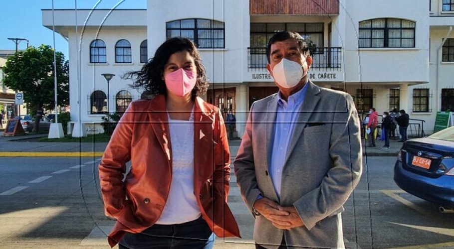 Delegada del Biobío visita Cañete para reunirse con alcalde Radonich