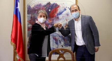 Ministra Jara se reunió con presidente de la Comisión de Trabajo de la Cámara