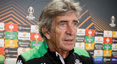 Manuel Pellegrini: “El Betis va a jugar igual, con cartel o no de favorito”