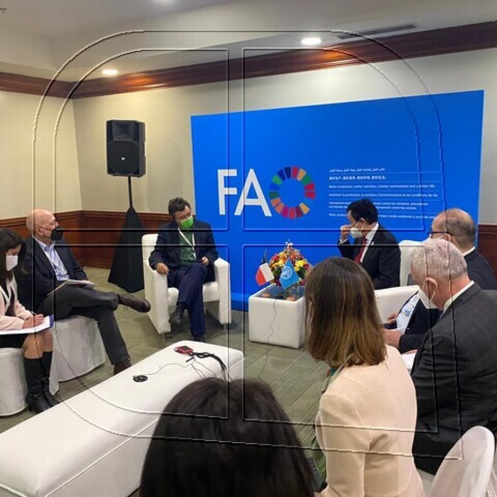 El Ministro de Agricultura se reunió con el Director General de la FAO