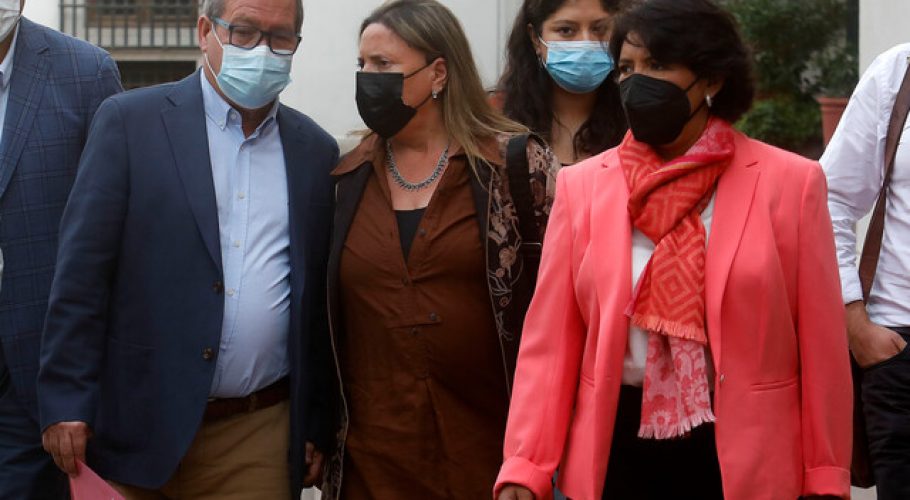 Directiva de la DC se reunió con el Presidente Boric en La Moneda