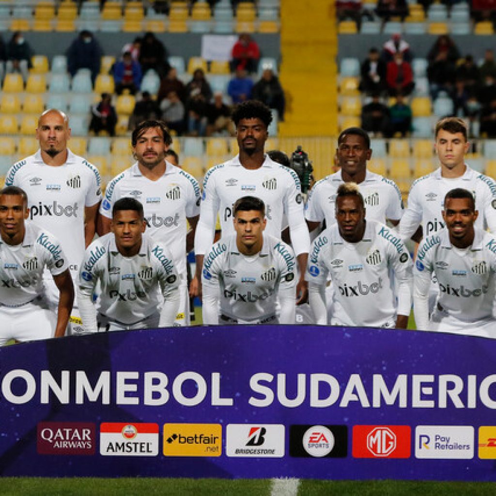 Sudamericana: Unión La Calera empató en Viña con Santos y encabeza su grupo