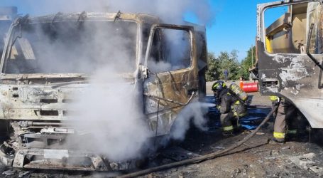 Resistencia Mapuche Lavkenche se adjudica quema de camiones en Los Alamos