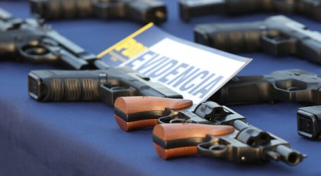 Armas decomisadas aumentan casi un 12% este año y crece uso en delitos graves