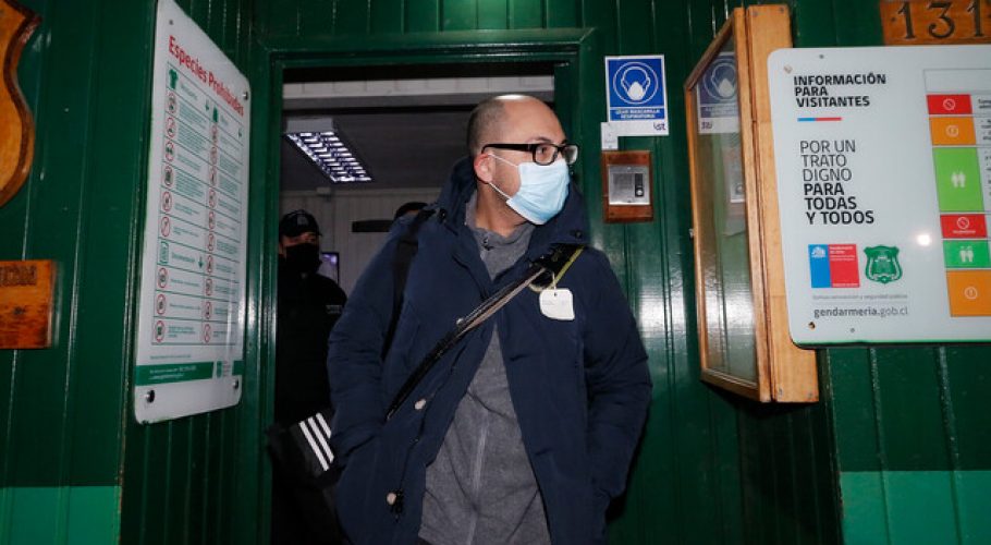 Nicolás López abandonó la cárcel de Casablanca en completo silencio